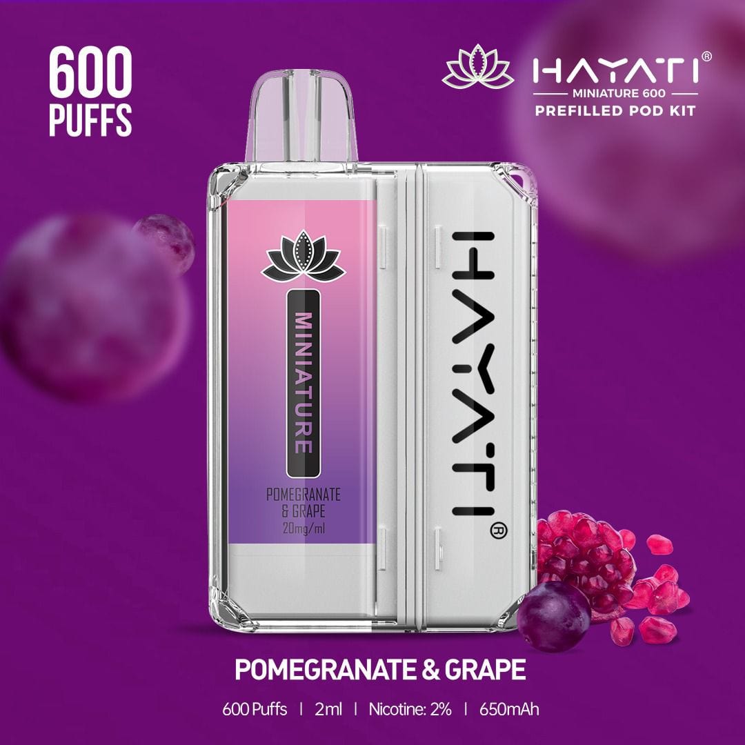 Hayati - Hayati Miniature 600 Prefilled Pod Kit - theno1plugshop