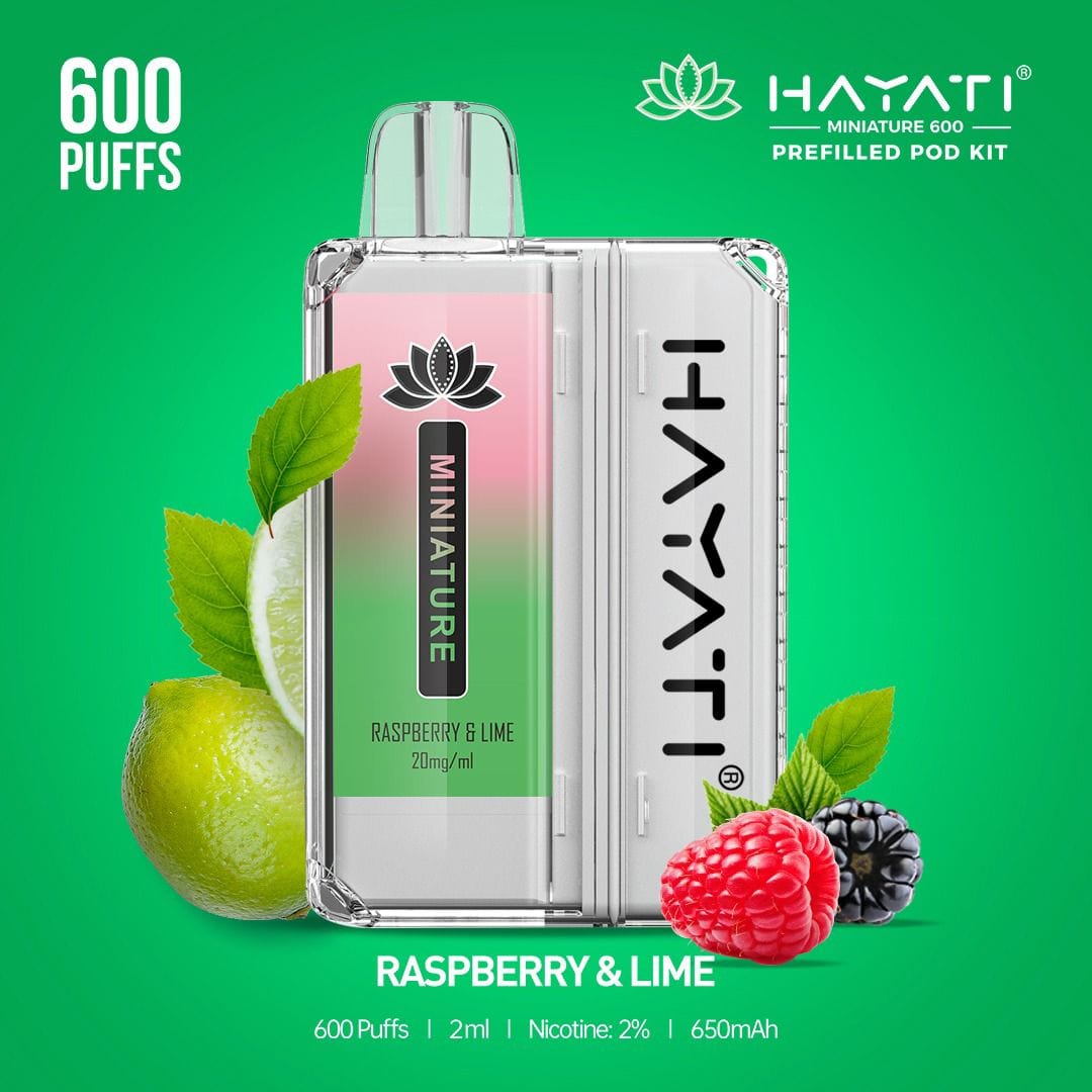 Hayati - Hayati Miniature 600 Prefilled Pod Kit - theno1plugshop