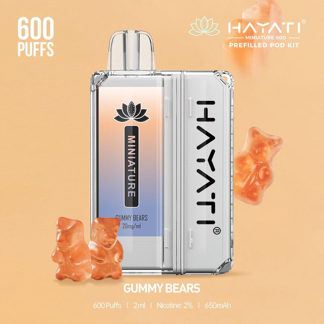 Hayati - Hayati Miniature 600 Prefilled Pod Kit - theno1plugshop