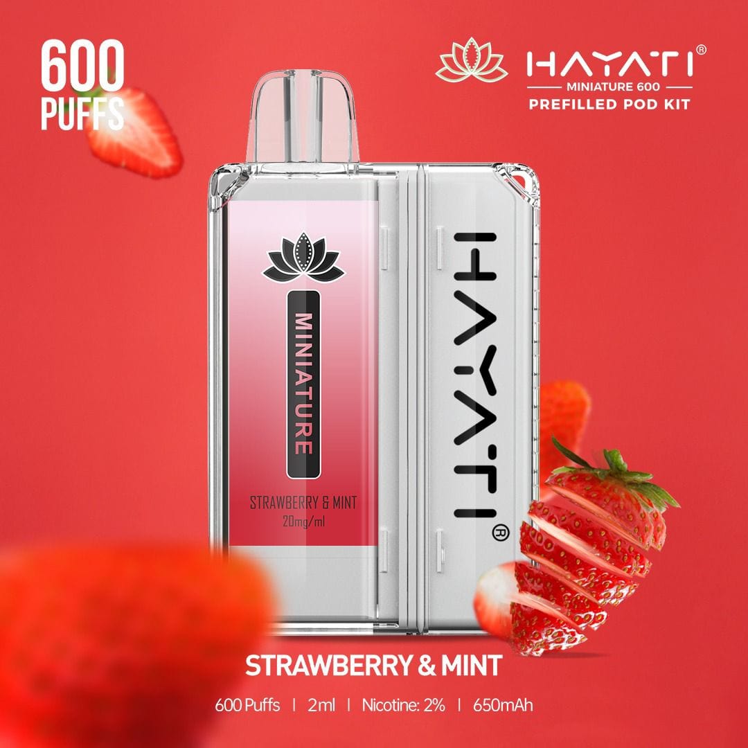 Hayati - Hayati Miniature 600 Prefilled Pod Kit - theno1plugshop