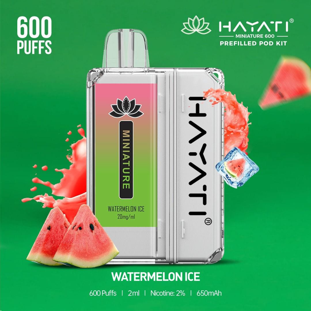 Hayati - Hayati Miniature 600 Prefilled Pod Kit - theno1plugshop