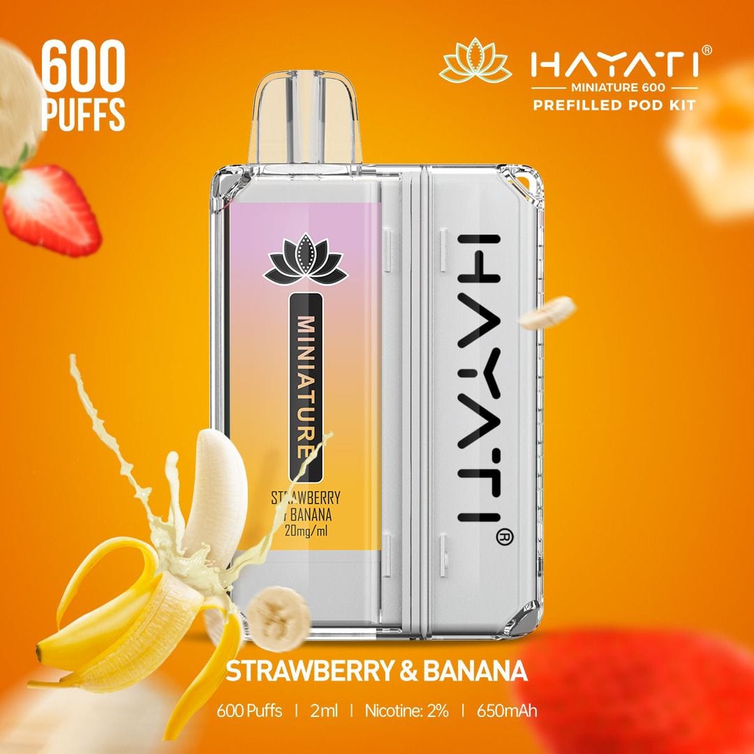 Hayati - Hayati Miniature 600 Prefilled Pod Kit - theno1plugshop