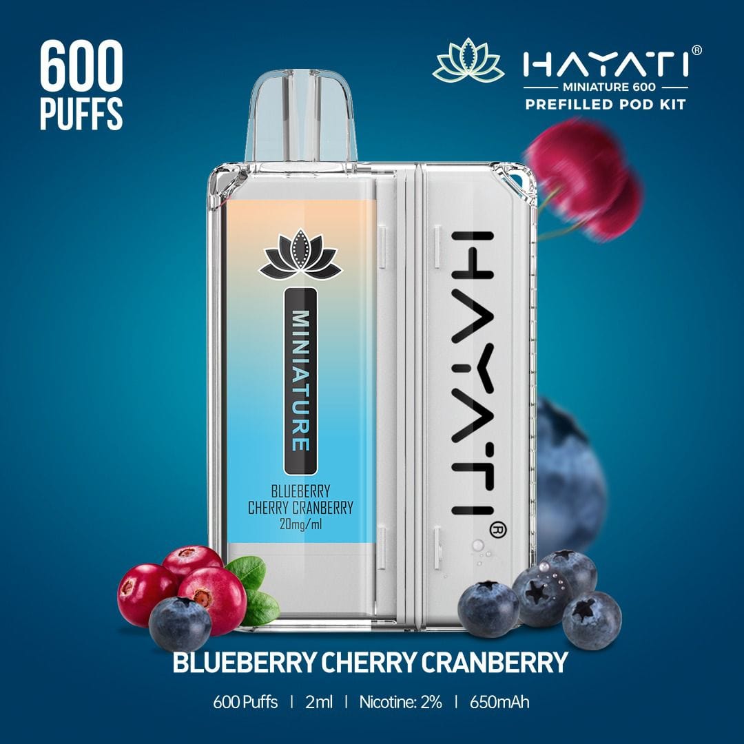 Hayati - Hayati Miniature 600 Prefilled Pod Kit - theno1plugshop