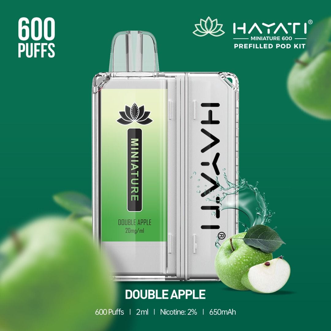 Hayati - Hayati Miniature 600 Prefilled Pod Kit - theno1plugshop