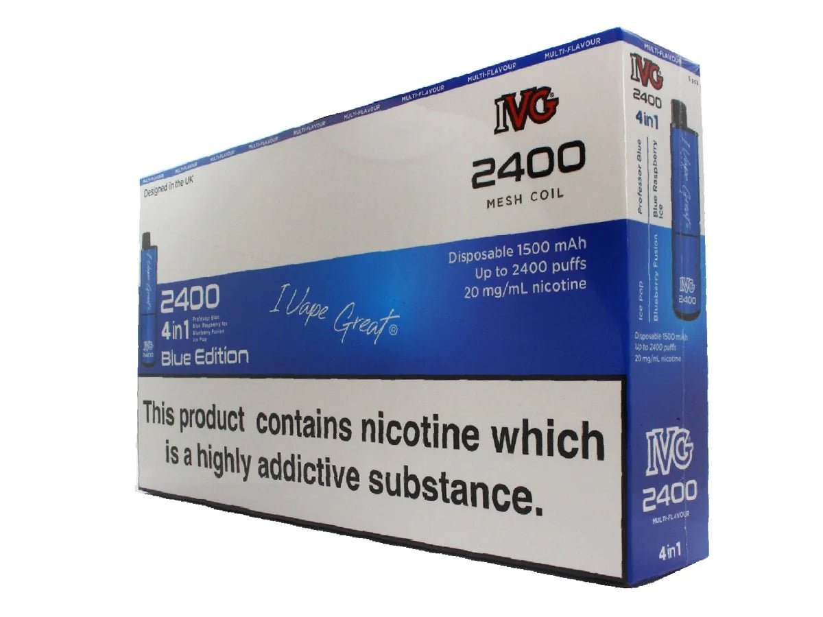 IVG 2400 Pod Vape 5 Pack - Theno1plugshop IVG 2400 Pod Vape 5 Pack - Theno1plugshop