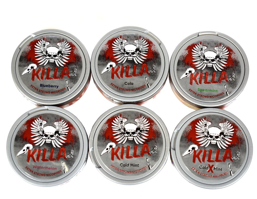 Killa - Killa Nicopods - 2.4% - (BOX OF 10) - theno1plugshop