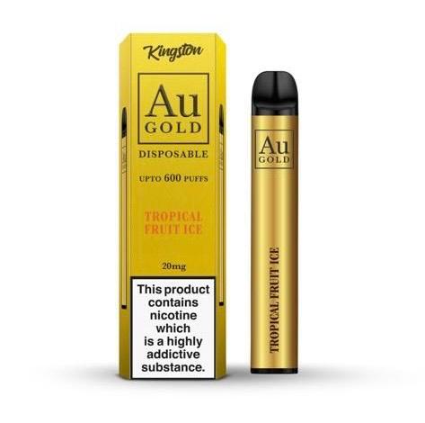 Kingston - Kingston Au Gold 600 Puffs Disposable Vape Pod (Box of 10) - theno1plugshop