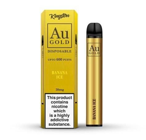 Kingston - Kingston Au Gold 600 Puffs Disposable Vape Pod (Box of 10) - theno1plugshop