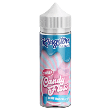 Kingston E-LIQUIDS Blue Raspberry Kingston Sweet Candy Floss 100ML Shortfill