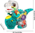 theno1plugshop - LED Light Transparent Musical Dinosaur Toy - theno1plugshop