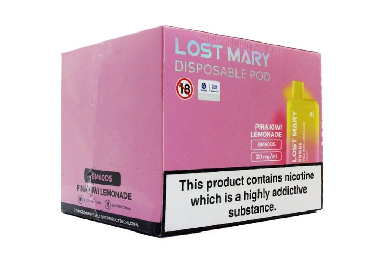 Lost Mary - Lost Mary BM600S Disposable Vape Pod (BOX OF 10) - theno1plugshop