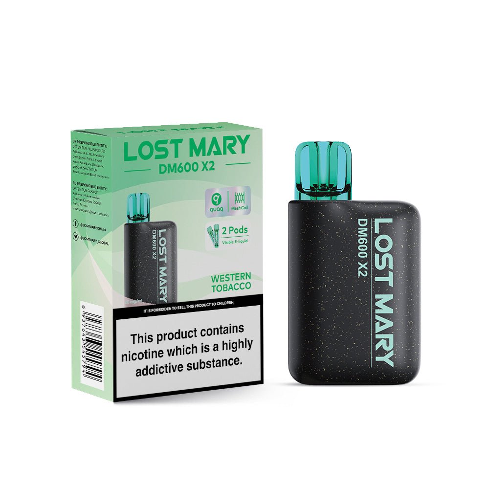 Lost Mary - Lost Mary DM600 X2 1200 Puffs Disposable Vape (Box of 10) - theno1plugshop