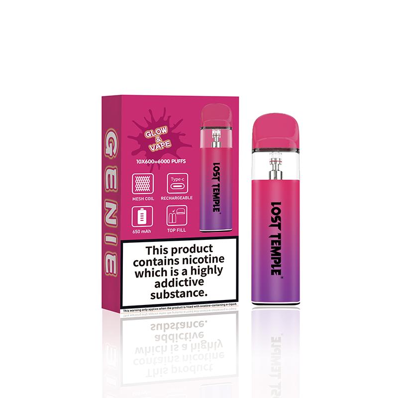 Lost Temple Genie Glow & Vape Refillable Pod Kit Lost Temple Genie Glow & Vape Refillable Pod Kit