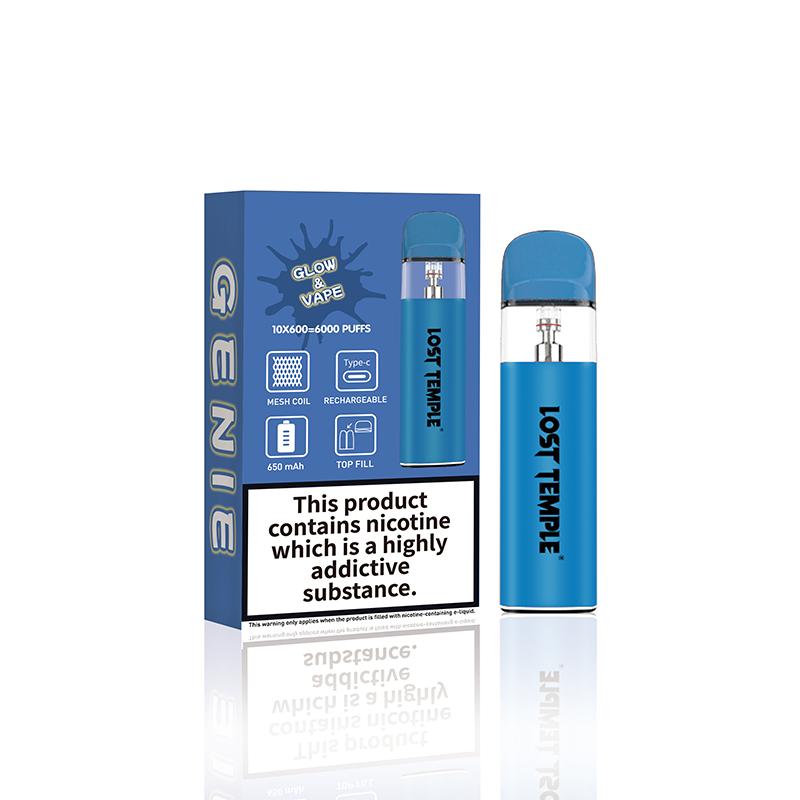 Lost Temple Genie Glow & Vape Refillable Pod Kit The No1 Plug Lost Temple Genie Glow & Vape Refillable Pod Kit The No1 Plug