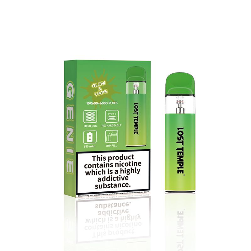 lost temple vape pods Lost Temple Genie Glow & Vape Refillable Pod Kit