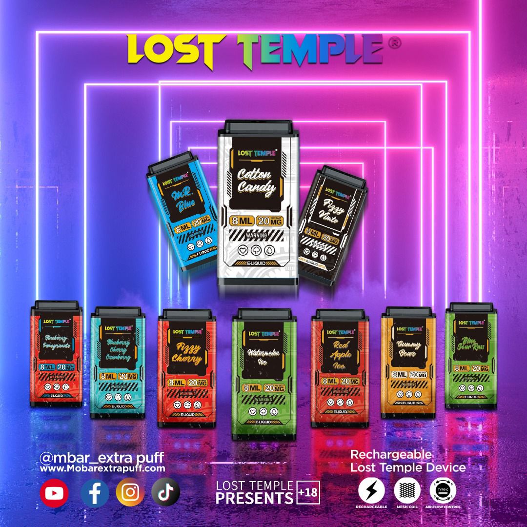 Lost Temple - Lost Temple Replacement Pods Box of 10 - theno1plugshop