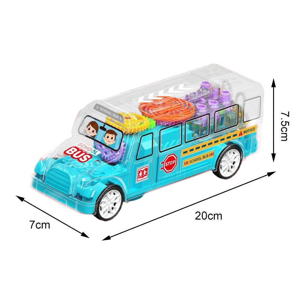 theno1plugshop - Multicolour Musical School Bus Toy - theno1plugshop