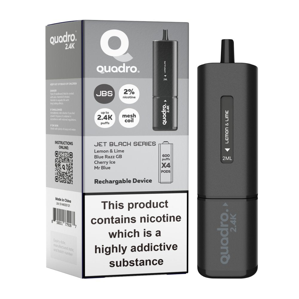 Quadro - Quadro 2400 Puffs 4 in 1 Disposable Vape Device - theno1plugshop