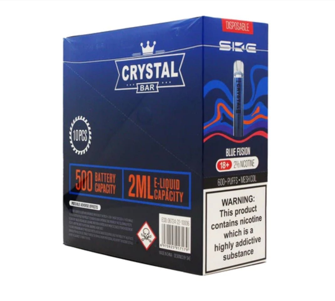 Crystal Bar - SKE Crystal Bar 600 Disposable Pod Kit Box of 10 - theno1plugshop