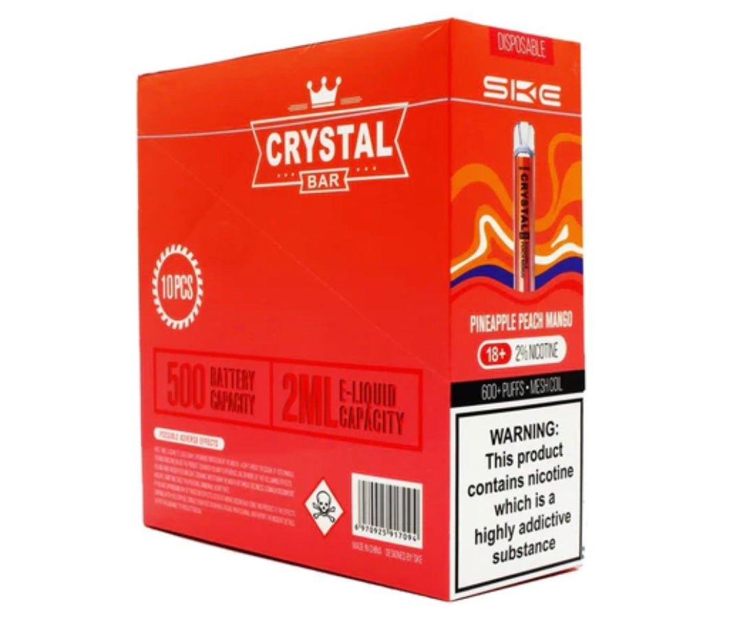 SKE Crystal Bar 600 Disposable Pod Kit (BOX OF 10) - theno1plugshop The No1 Plug SKE Crystal Bar 600 Disposable Pod Kit (BOX OF 10) - theno1plugshop The No1 Plug