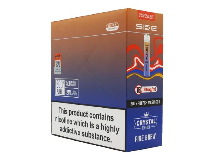 SKE Crystal Bar - SKE Crystal Bar 600 Disposable Pod Kit (BOX OF 10) - theno1plugshop