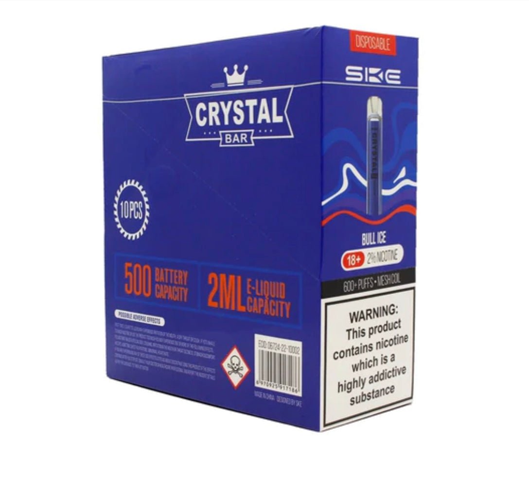 SKE Crystal Bar 600 Disposable Pod Kit (BOX OF 10) - theno1plugshop SKE Crystal Bar 600 Disposable Pod Kit (BOX OF 10) - theno1plugshop