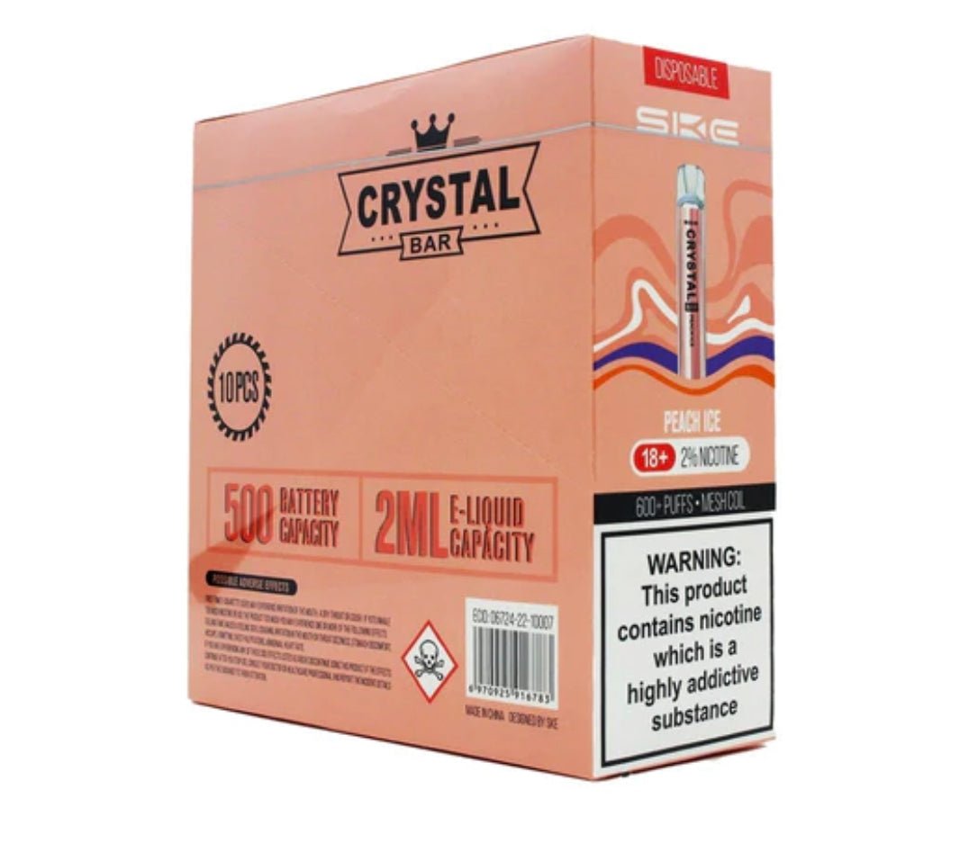 SKE Crystal Bar 600 Disposable Pod Kit (BOX OF 10) - theno1plugshop SKE Crystal Bar 600 Disposable Pod Kit (BOX OF 10) - theno1plugshop