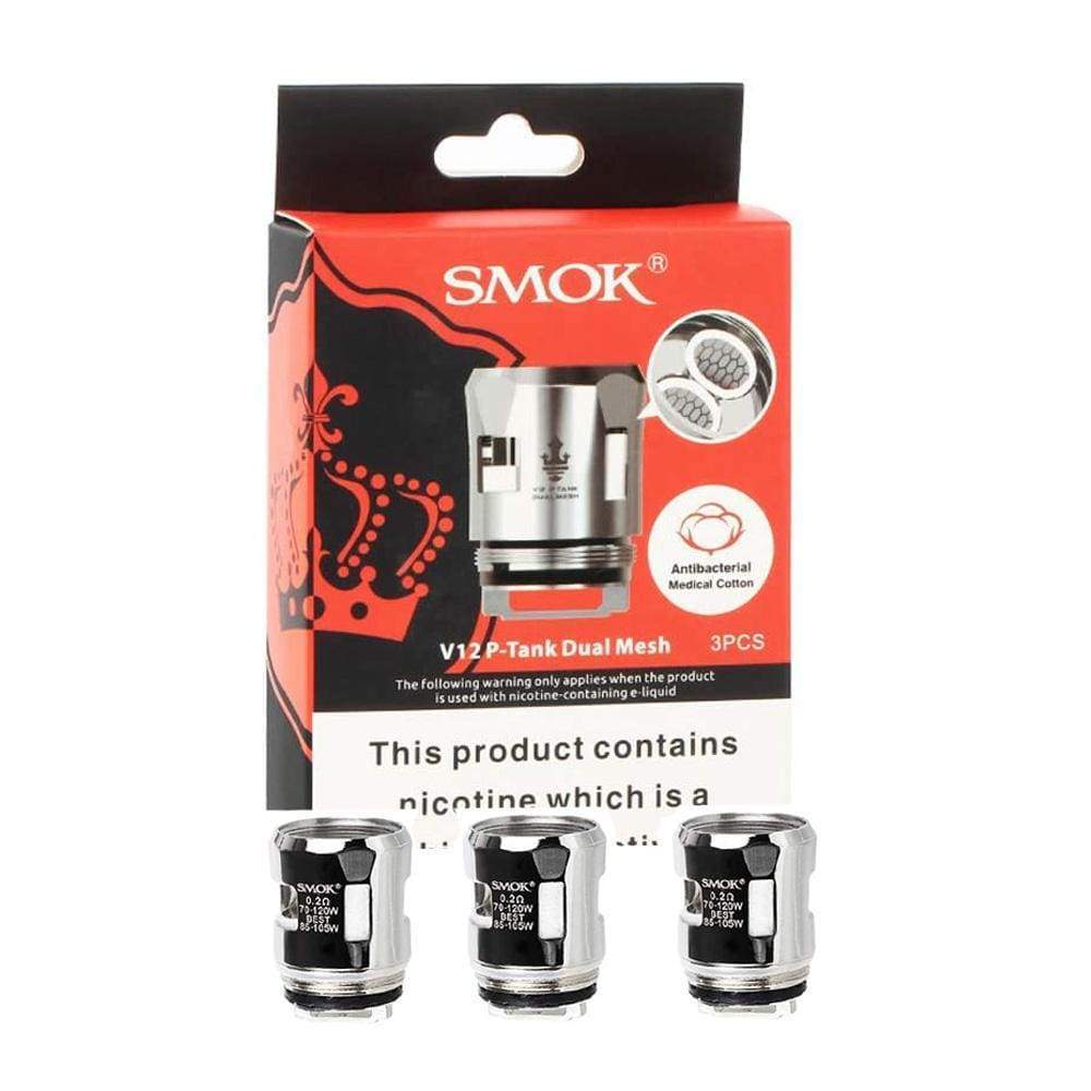 Smok - Smok - V12 Prince P-Tank Dual Mesh - 0.20 ohm - Coils - theno1plugshop