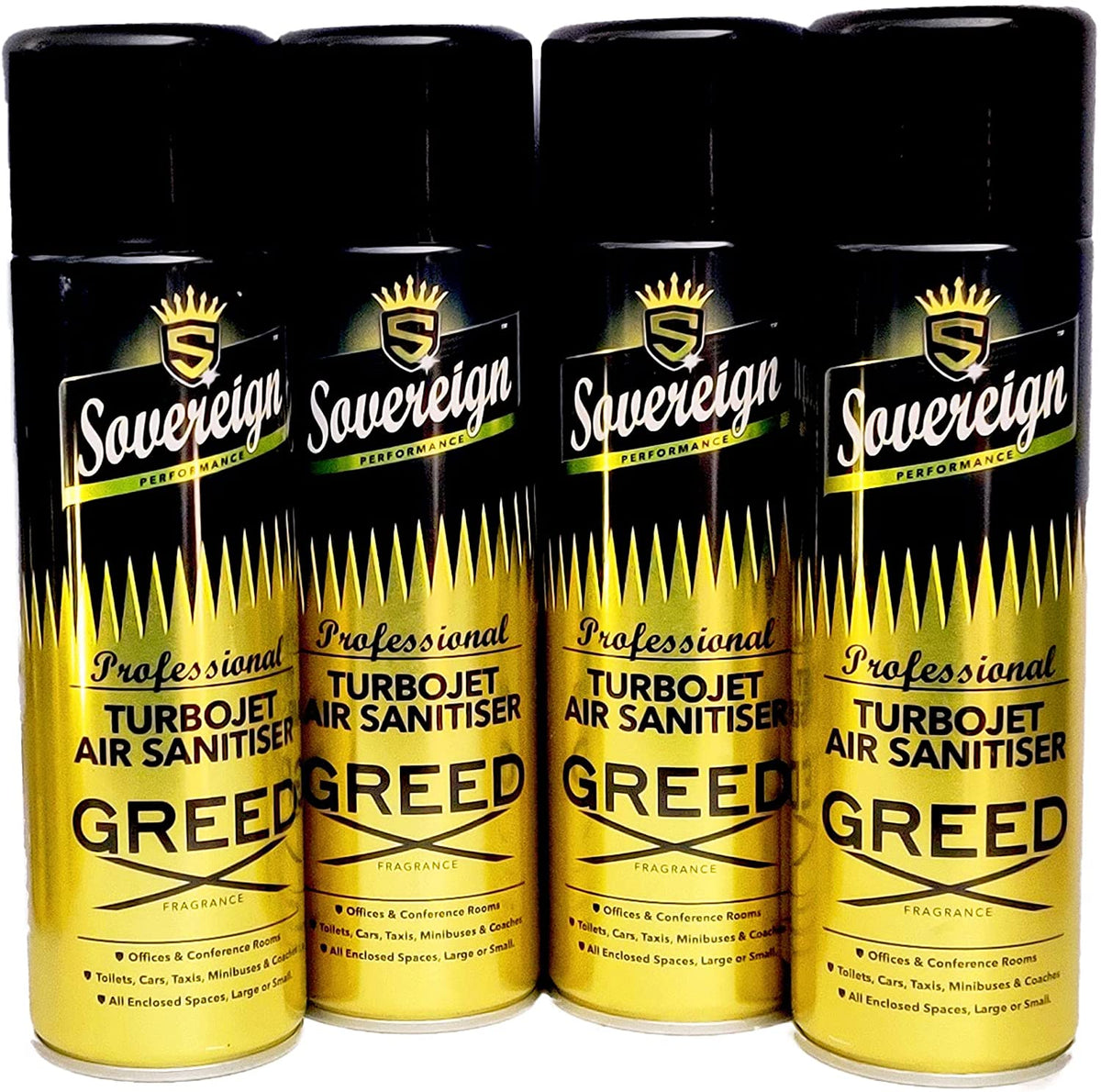 Sovereign - Sovereign Turbojet Air Sanitiser Greed Car Home Spray Freshener - theno1plugshop