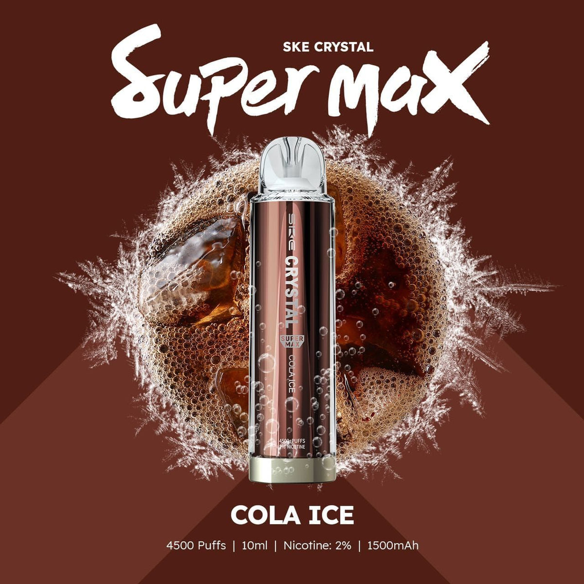 SKE Crystal Bar - Super Max Ske Crystal 4500 Disposable Vape Pod Puff Kit - theno1plugshop