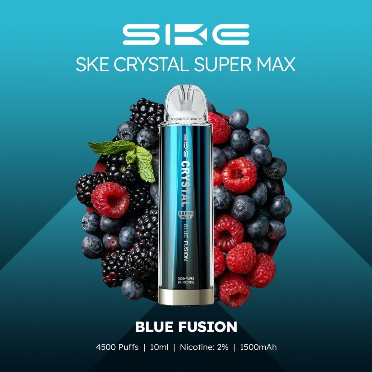 SKE Crystal Bar - Super Max Ske Crystal 4500 Disposable Vape Pod Puff Kit - theno1plugshop