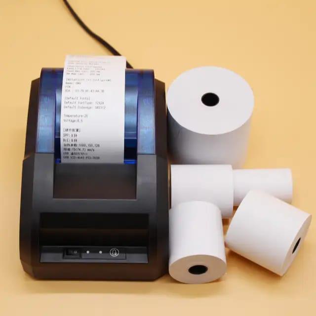 The No1 Plug - Thermal Paper Rolls - High-Quality, BPA-Free for Receipts & POS Systems - Pack of 100 - theno1plugshop