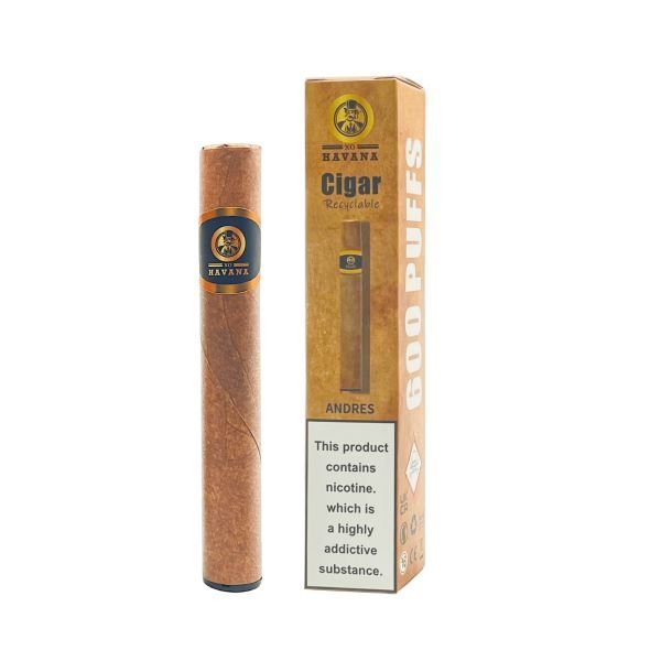 Havana - XO Havana Cigar 600 Disposable Vape Puff Pod Box of 10 - theno1plugshop