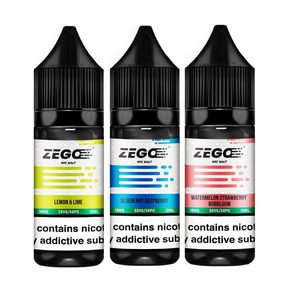 zego-nic-salt-10ml Lemon &lime,Bluberrry Raspberry Watermelon Strawberry Bubblem